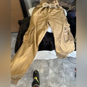 Tan cargo pants